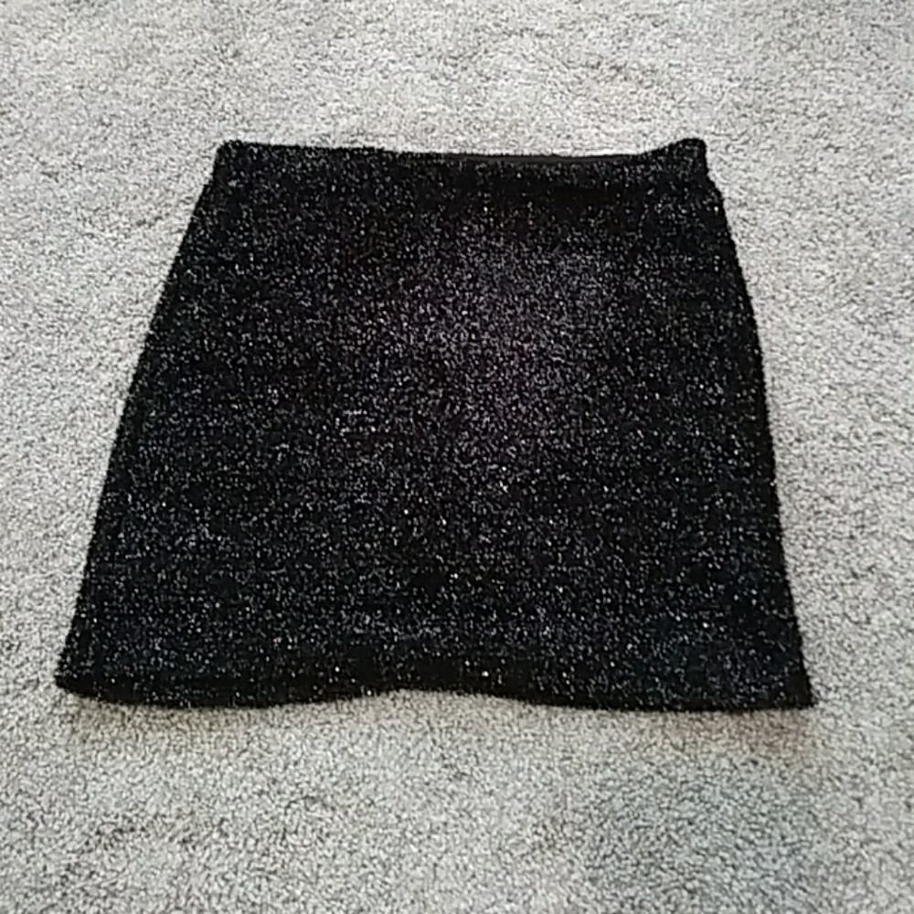Marilyn manroe blk sparkle mini skirt